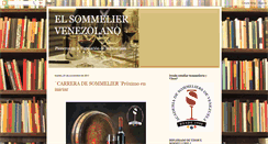 Desktop Screenshot of elsommeliervenezolano.blogspot.com