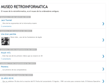 Tablet Screenshot of museo-retroinformatica.blogspot.com