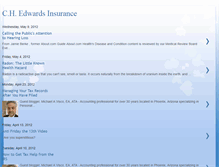 Tablet Screenshot of chedwardsinsurance.blogspot.com