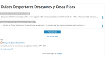 Tablet Screenshot of dulcesdespertares.blogspot.com