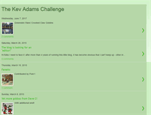 Tablet Screenshot of kevadamschallenge.blogspot.com