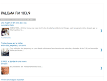 Tablet Screenshot of palomafm1039.blogspot.com