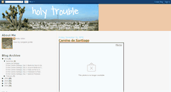 Desktop Screenshot of holytrouble.blogspot.com