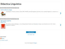 Tablet Screenshot of gloria-didacticalinguistica.blogspot.com