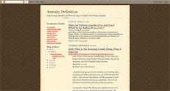 Desktop Screenshot of annuitydefinition.blogspot.com