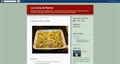 Desktop Screenshot of lacocinadeponcho.blogspot.com