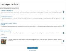 Tablet Screenshot of las-exportaciones.blogspot.com