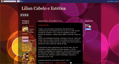 Desktop Screenshot of licabeloestetica.blogspot.com