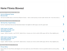 Tablet Screenshot of home-fitness-sale.blogspot.com