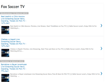 Tablet Screenshot of fox-soccer-tv.blogspot.com