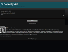 Tablet Screenshot of diconnollyart.blogspot.com