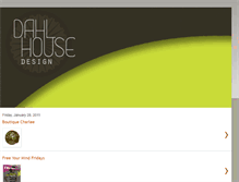 Tablet Screenshot of dahlhousedesign.blogspot.com