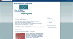 Desktop Screenshot of ondernemendvreewijk.blogspot.com