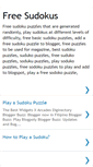 Mobile Screenshot of free-sudokus.blogspot.com