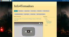 Desktop Screenshot of info4tornadoes.blogspot.com