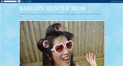 Desktop Screenshot of bargainhuntermum.blogspot.com