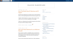 Desktop Screenshot of hagerhardware.blogspot.com