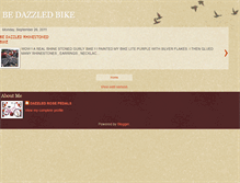 Tablet Screenshot of bedazzledbike.blogspot.com