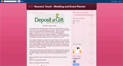 Desktop Screenshot of heavenstouchevents.blogspot.com