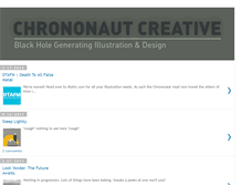 Tablet Screenshot of chrononautcreative.blogspot.com