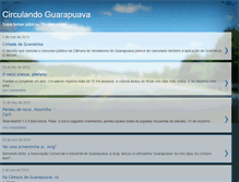 Tablet Screenshot of circulandoguarapuava.blogspot.com