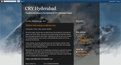 Desktop Screenshot of cryhyderabad.blogspot.com