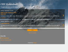 Tablet Screenshot of cryhyderabad.blogspot.com