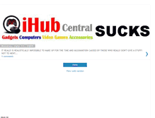 Tablet Screenshot of ihubcentral.blogspot.com