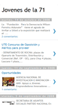 Mobile Screenshot of jovenesdela71.blogspot.com