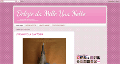 Desktop Screenshot of deliziedamilleunanotte.blogspot.com