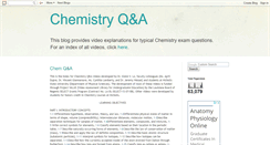 Desktop Screenshot of chemqa.blogspot.com