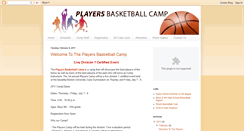 Desktop Screenshot of playersbasketballcamp.blogspot.com