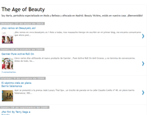 Tablet Screenshot of myageofbeauty.blogspot.com