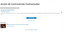 Tablet Screenshot of controversiascontractuales.blogspot.com