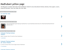 Tablet Screenshot of madhubaniyellowpage.blogspot.com