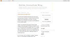 Desktop Screenshot of ojournalism.blogspot.com