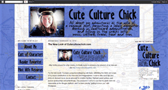 Desktop Screenshot of cuteculturechick.blogspot.com