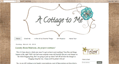 Desktop Screenshot of cottagetome.blogspot.com