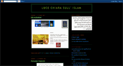 Desktop Screenshot of lucechiarasullislam.blogspot.com