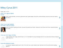 Tablet Screenshot of miley-cyrus-2011.blogspot.com