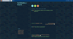 Desktop Screenshot of facilidadesytrucos.blogspot.com