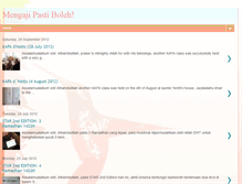 Tablet Screenshot of mengajipastiboleh.blogspot.com