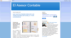 Desktop Screenshot of elasesorcontableperu.blogspot.com