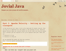 Tablet Screenshot of jovialjava.blogspot.com