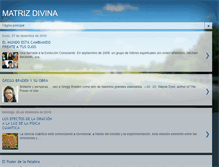 Tablet Screenshot of lamatrizdivina.blogspot.com