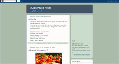 Desktop Screenshot of magicpalacehotel.blogspot.com