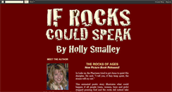 Desktop Screenshot of ifrockscouldspeak.blogspot.com