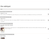Tablet Screenshot of edelspot.blogspot.com