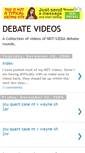Mobile Screenshot of debatevideos.blogspot.com