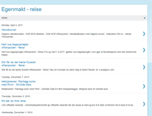 Tablet Screenshot of egenmakt-reise.blogspot.com